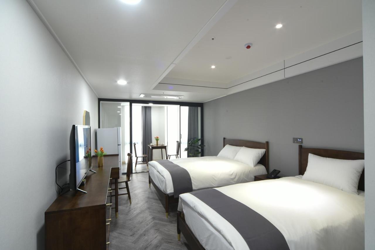 Haeundae Central Hotel Busan Exteriör bild